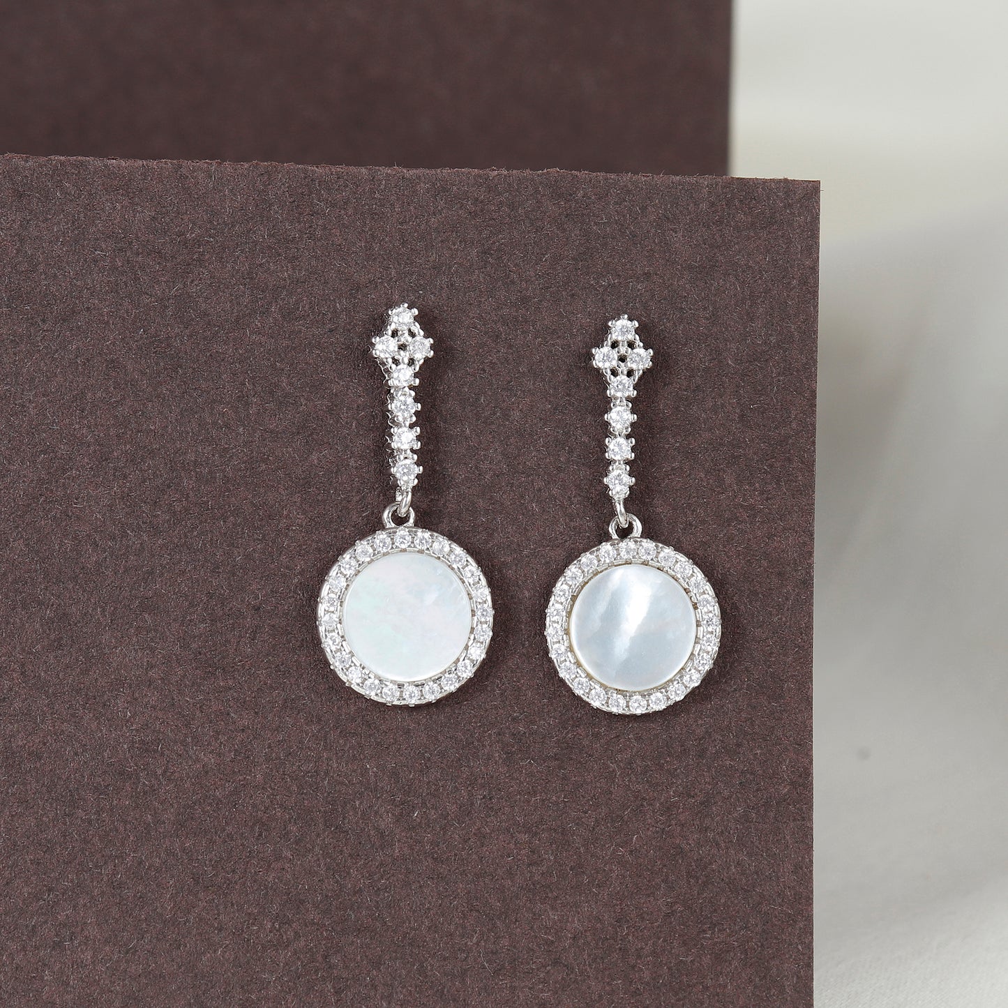 Silver Moonbeam Dangles For Women
