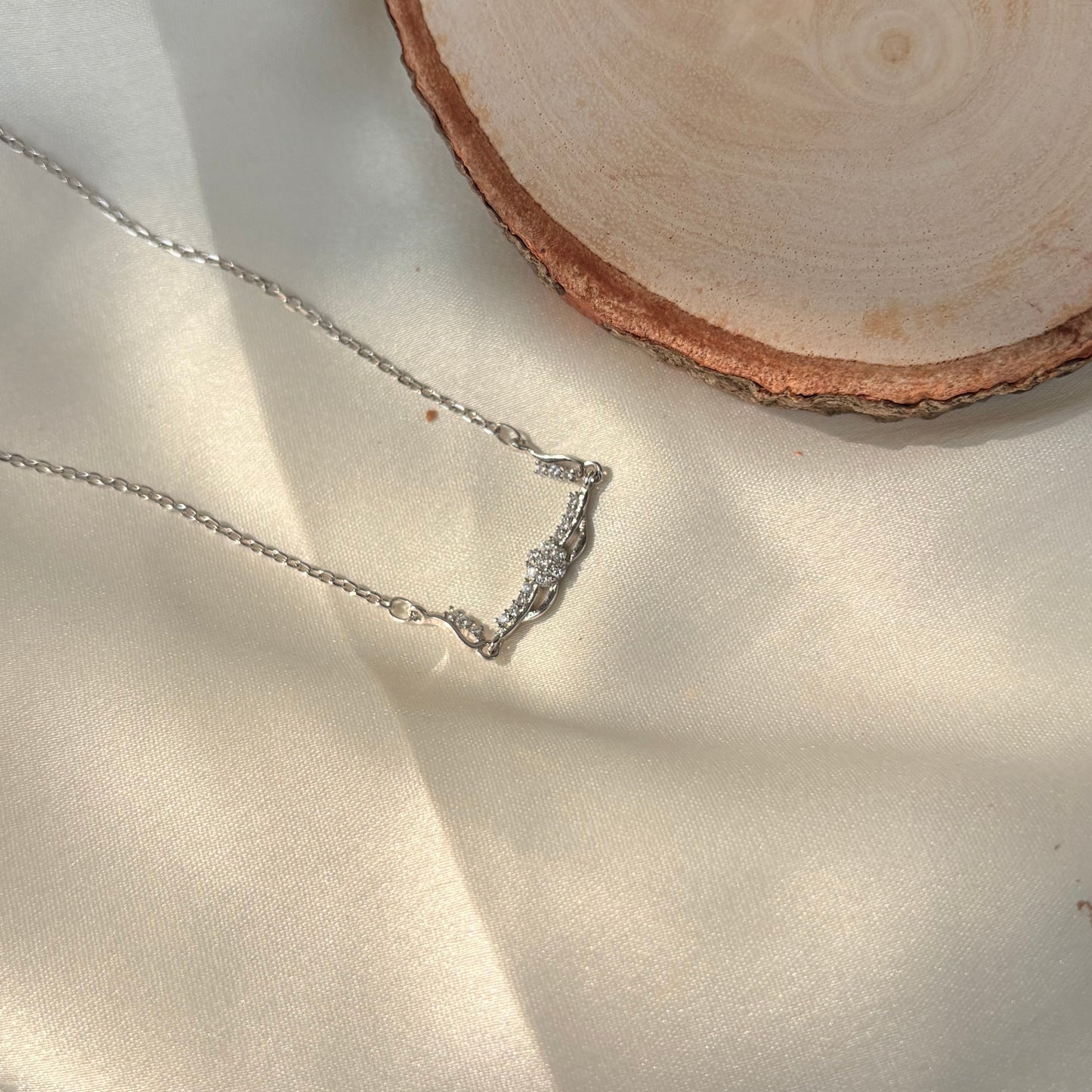 Minimalist Princess Core Silver Charm Pendant