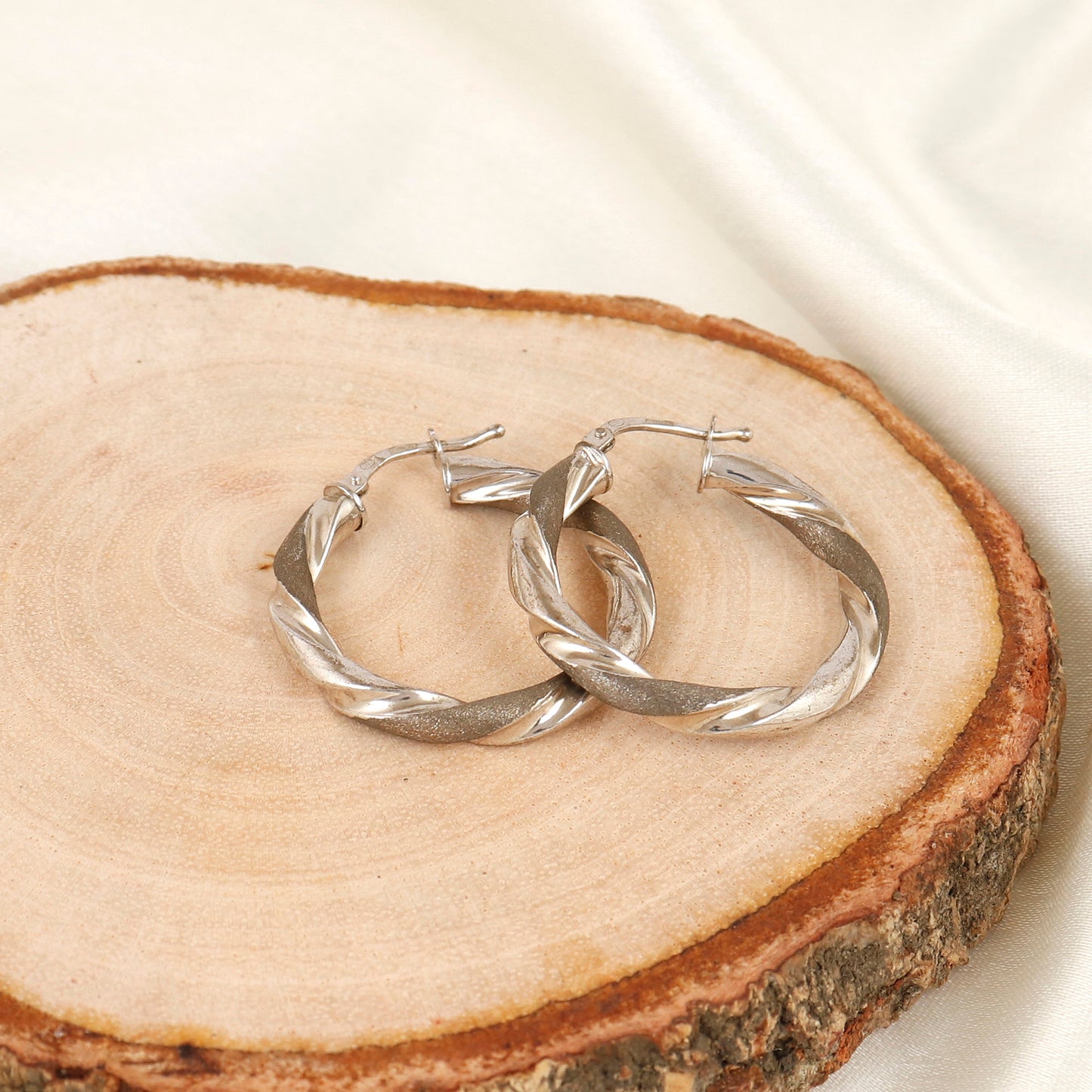 Everyday Luxe Silver Hoops for Women