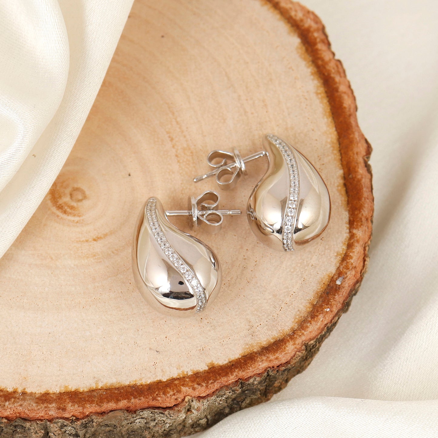 Luxury Western Outfit Silver Earrings