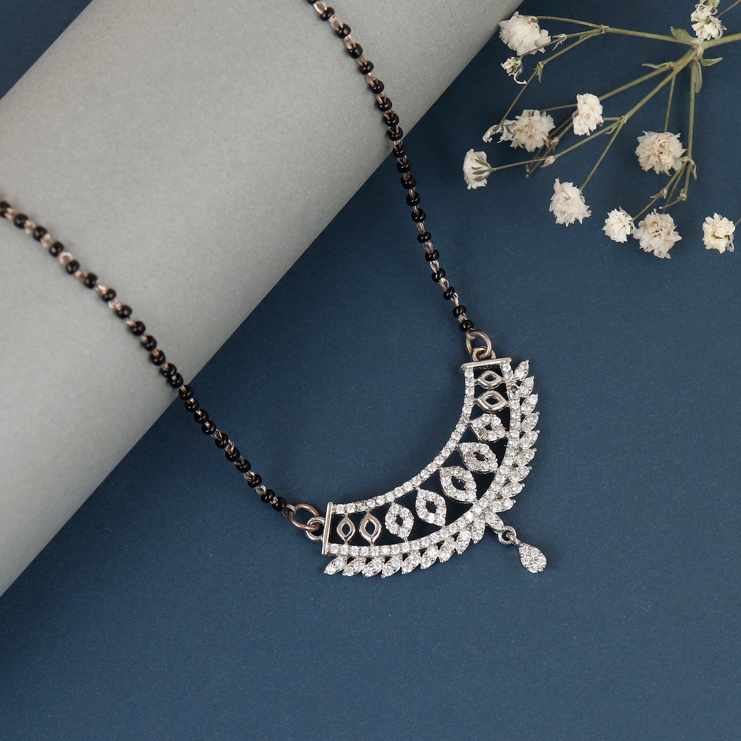 Noorika Silver Pendant Mangalsutra