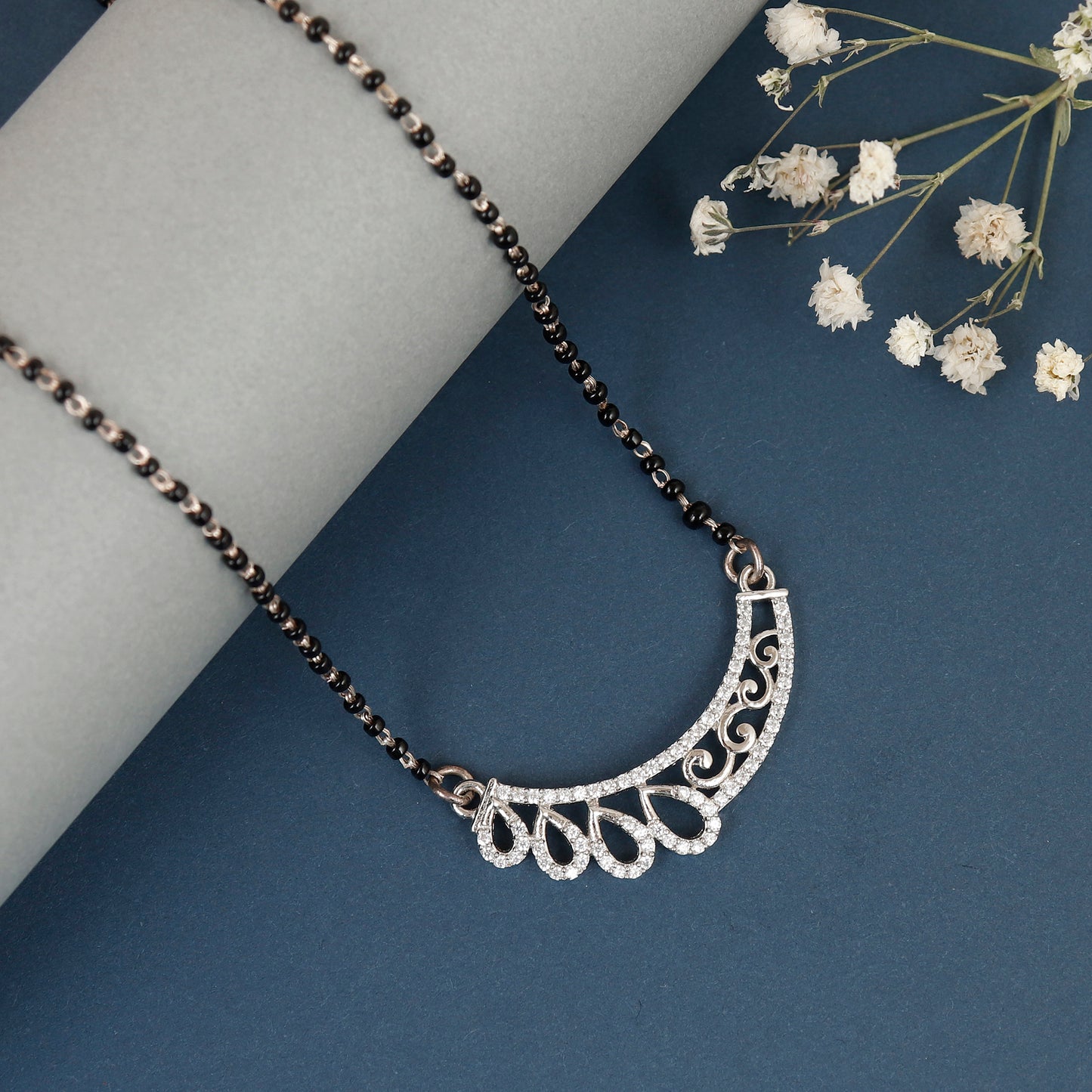 Celestique Silver Mangalsutra