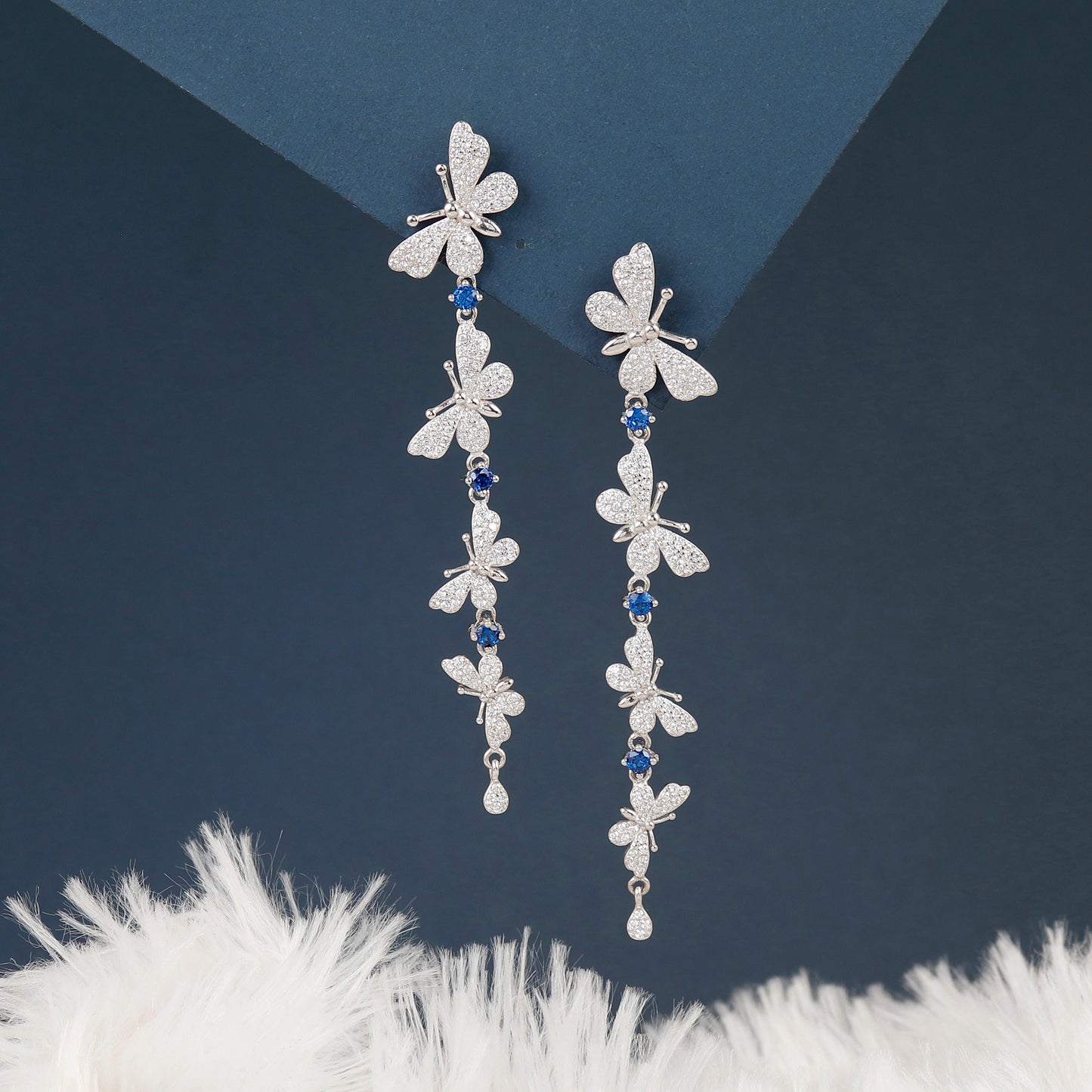 Black Dress Perfect Sterling Silver Earrings
