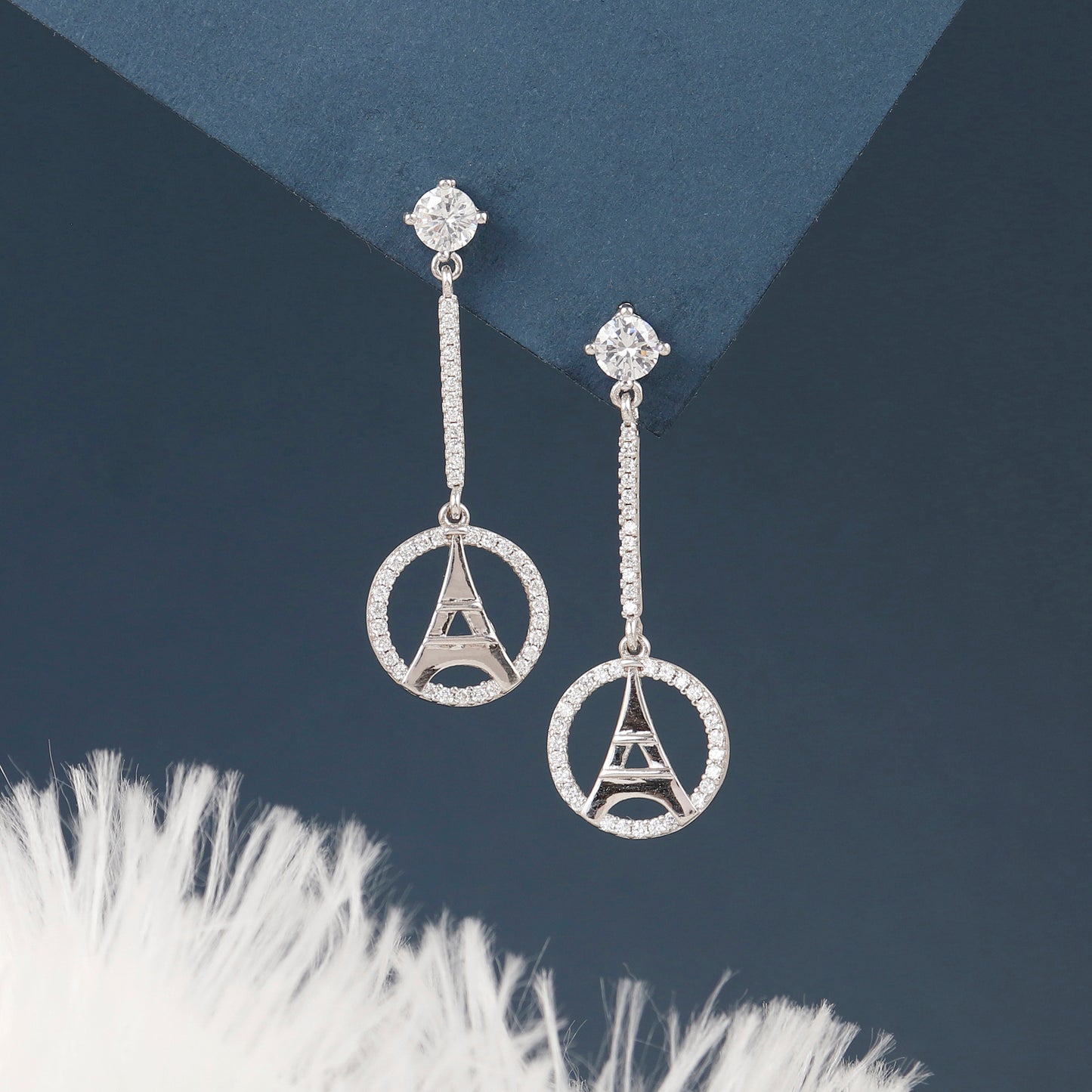 Paris Night Sterling Silver Earrings