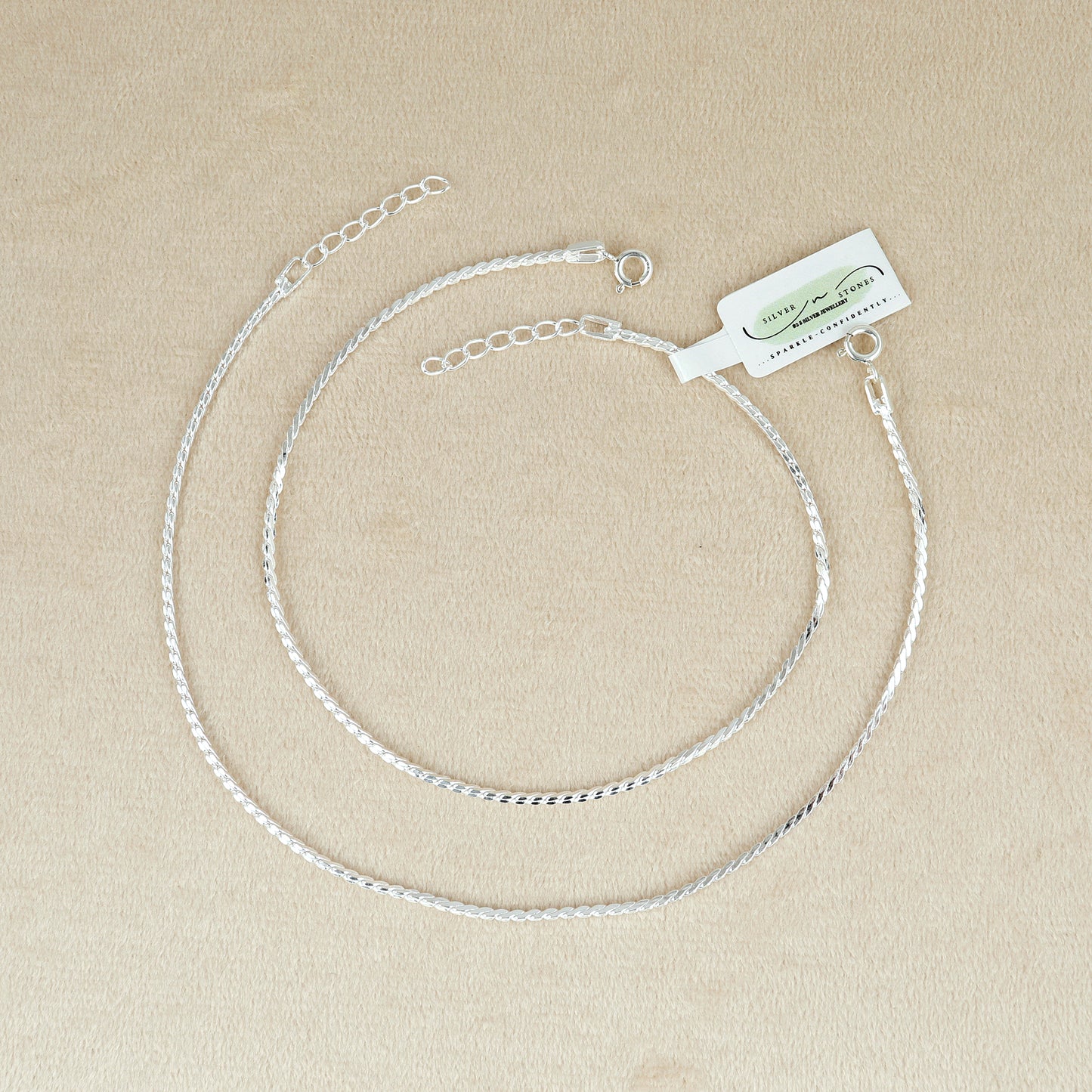 Minimal Lightweight Everyday Anklet for Women