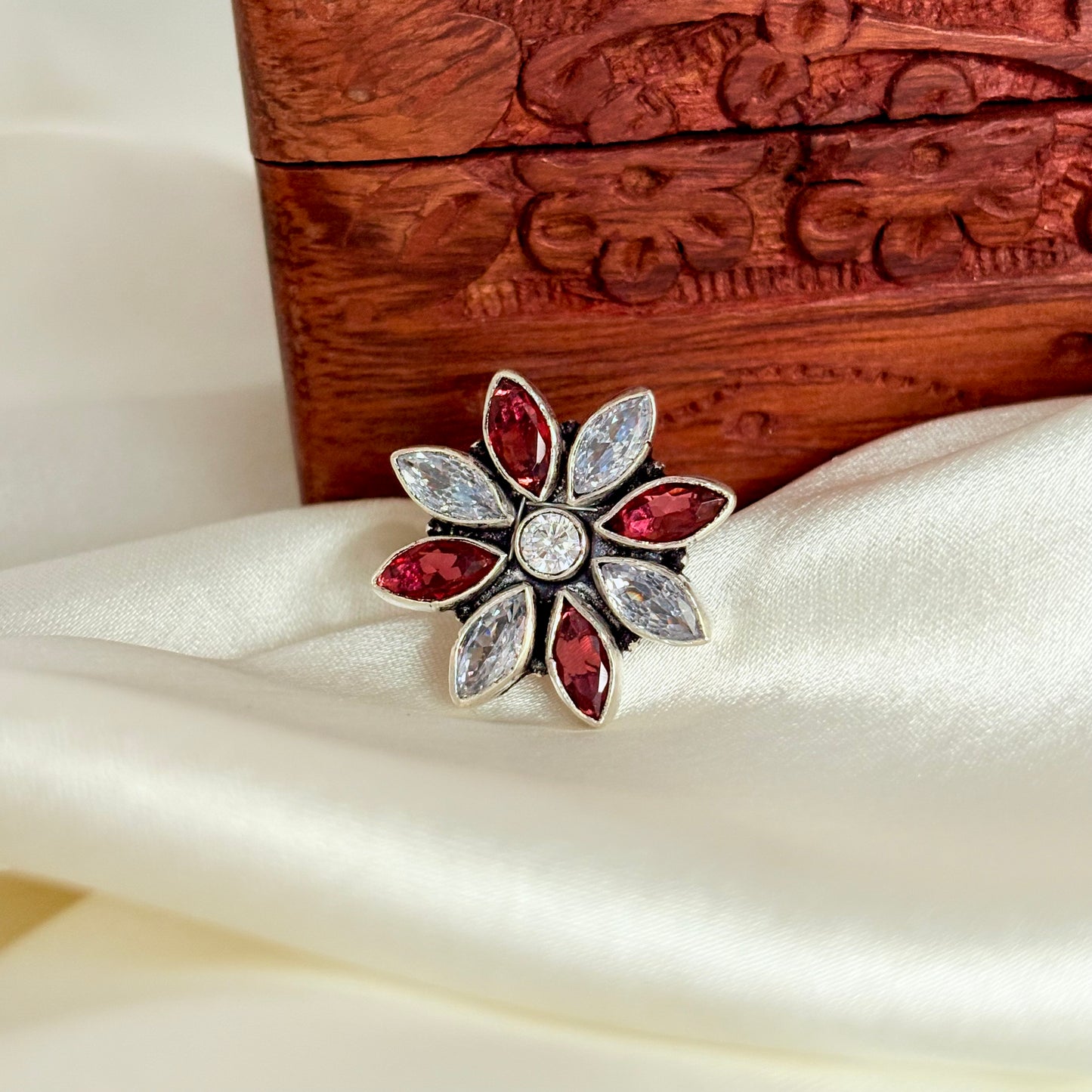 Handmade Gemstone Silver Ring