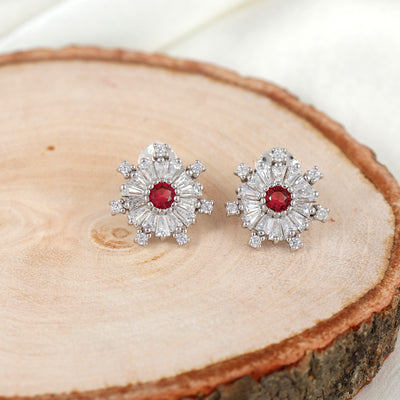 Silver Whispering Night Earring