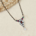 Alluring Cubic Zirconia Silver Mangalutra