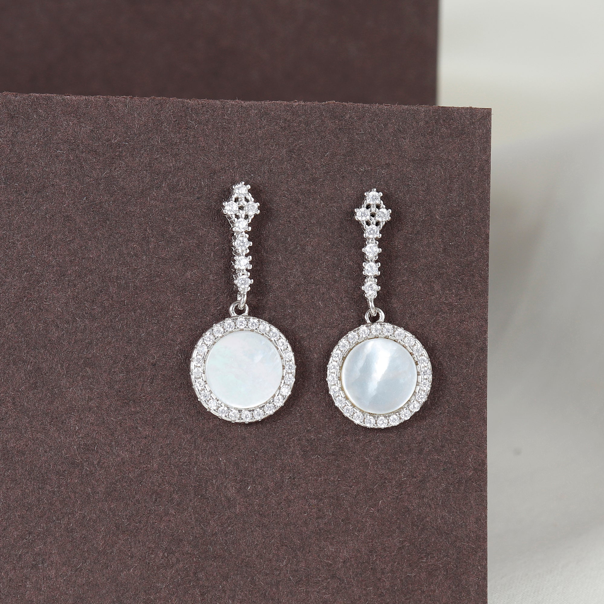 Silver Moonbeam Dangles For Women