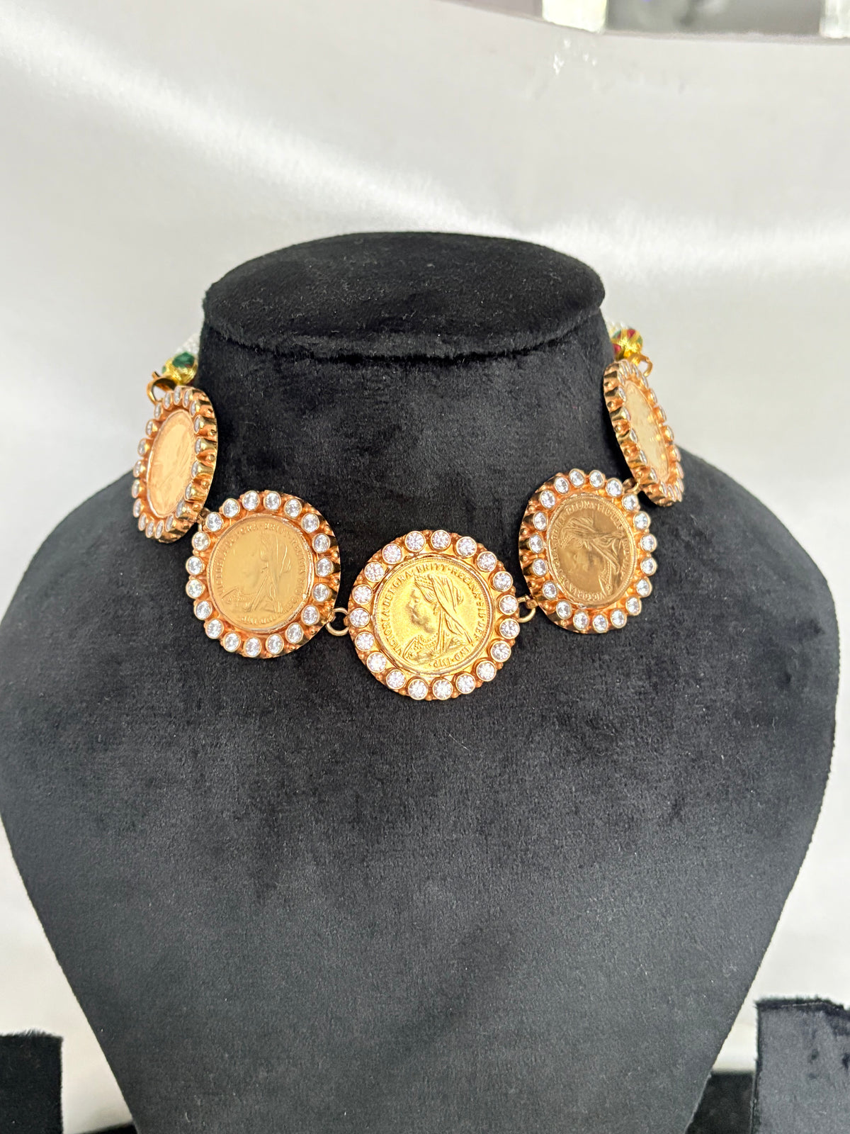 The Maharani Sovereign Silver Coin Necklace