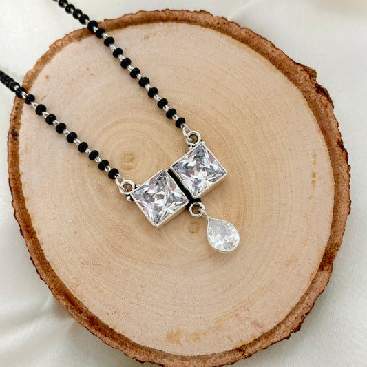 Celestial Spark Silver Mangalsutra