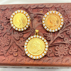 Royal Legacy Gold Plated Coin Necklace