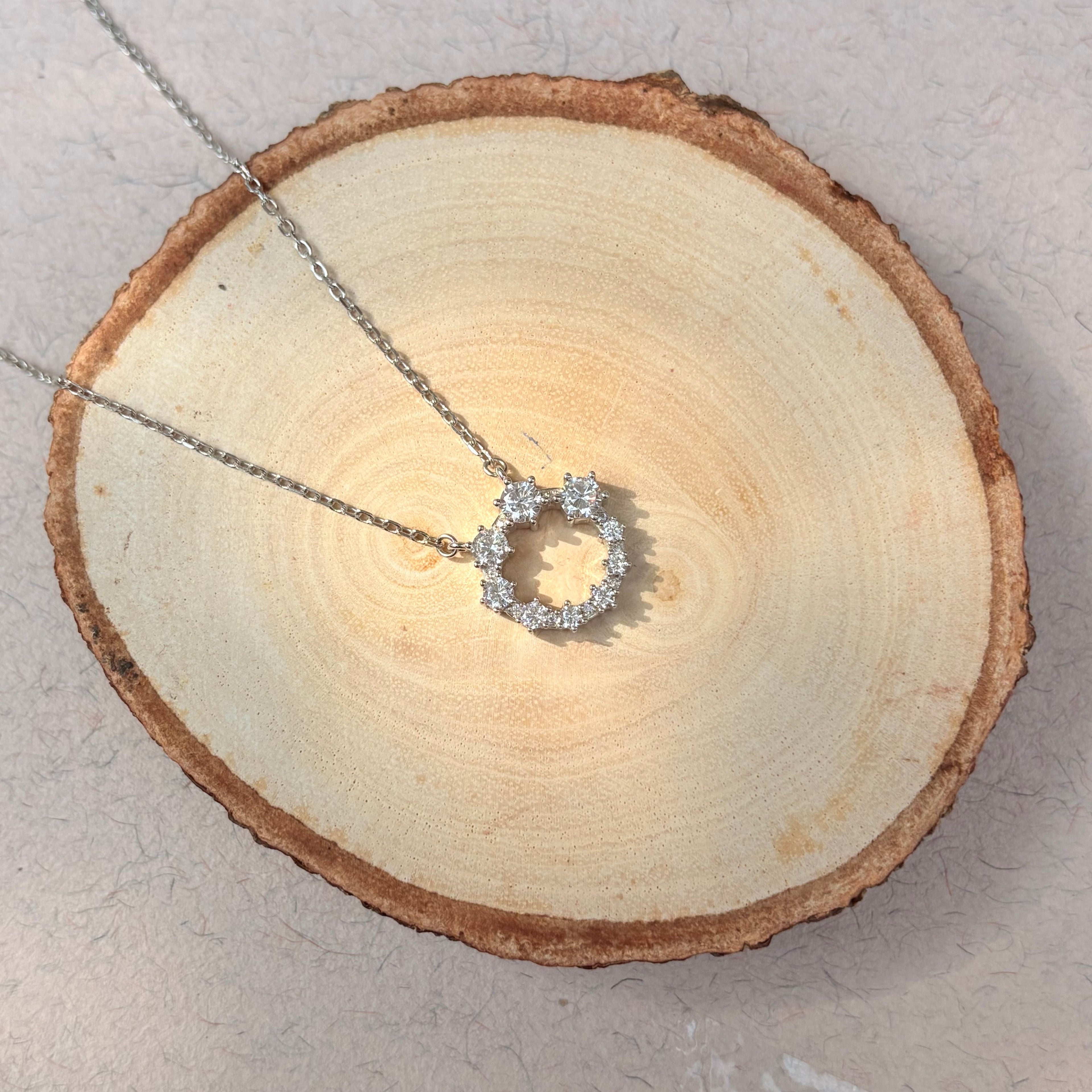 Crystal Frost Sterling Silver Pendant