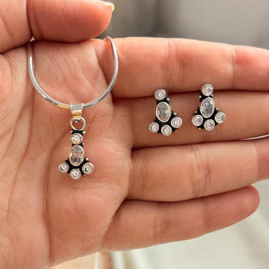 Pure Silver Starlight Shine Necklace