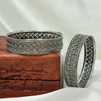 Zehra Heritage Silver Bangle