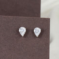 Tear Drop Silver Studs