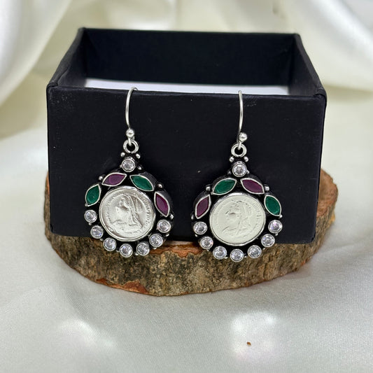 Silver Coin Mehfil Silver Hangings