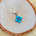 Turquoise Silver Pendants For Women