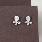 Midnight Mirror Silver Everyday Earrings