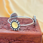 92.5 Gold Polished Silver Coin Queen Heritage Bangle