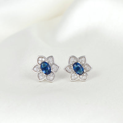 Silver Mirage Floweret Earring