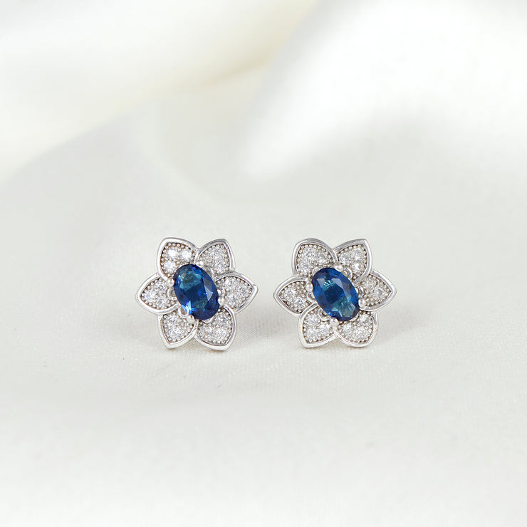 Silver Mirage Floweret Earring