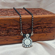 92.5 Silver Coin Mangalsutra for Women