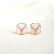 Blushing Silver Shine Earring For Women