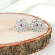 Celestial Grace Silver Earring