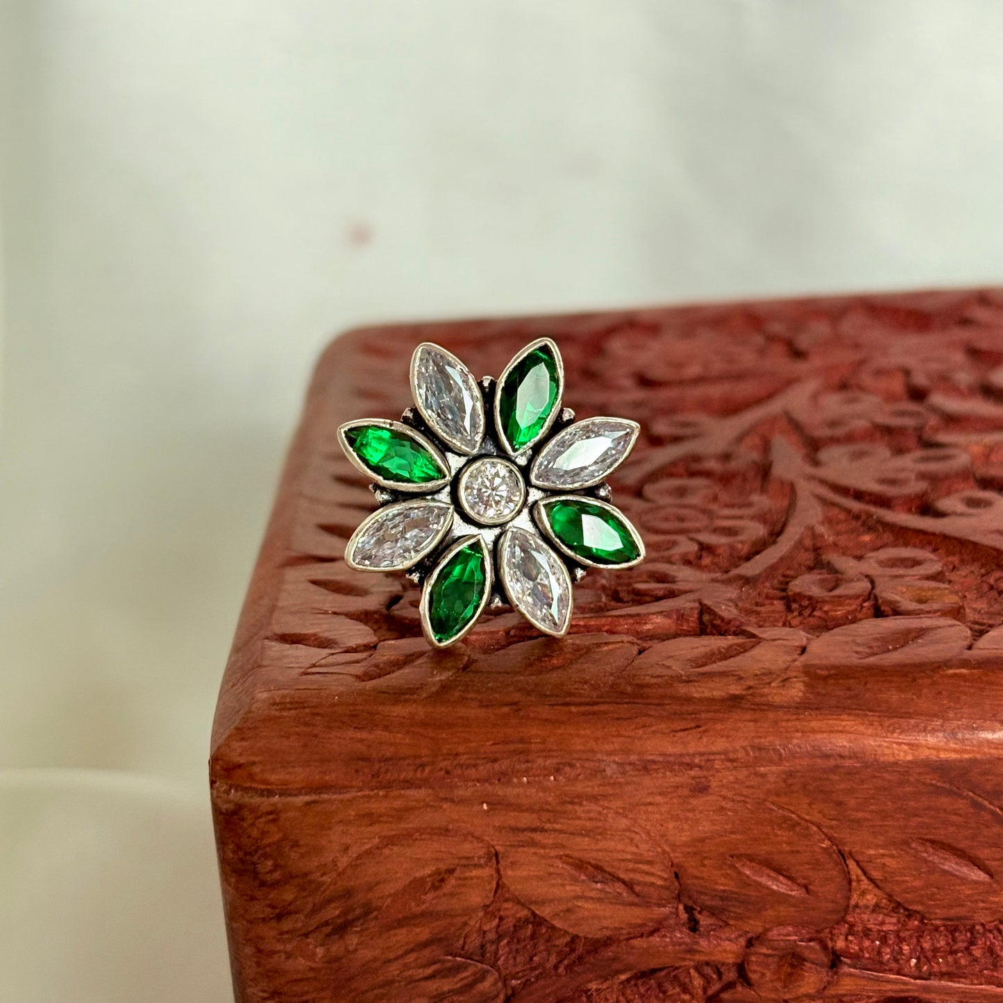 Handmade Gemstone Silver Ring