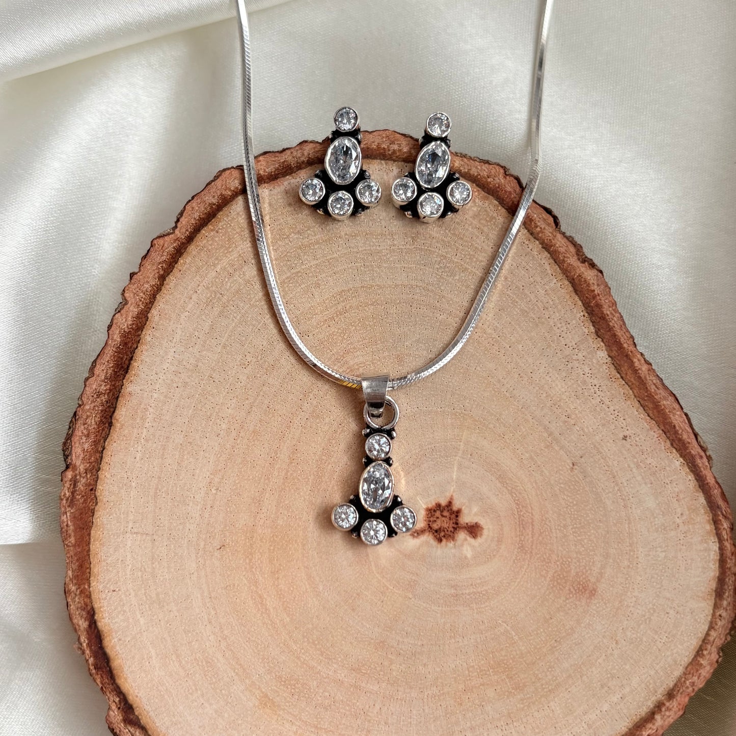 Pure Silver Starlight Shine Necklace