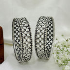 Jaipur Heritage Chatai Silver Bangle