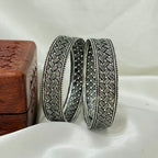 Zehra Heritage Silver Bangle
