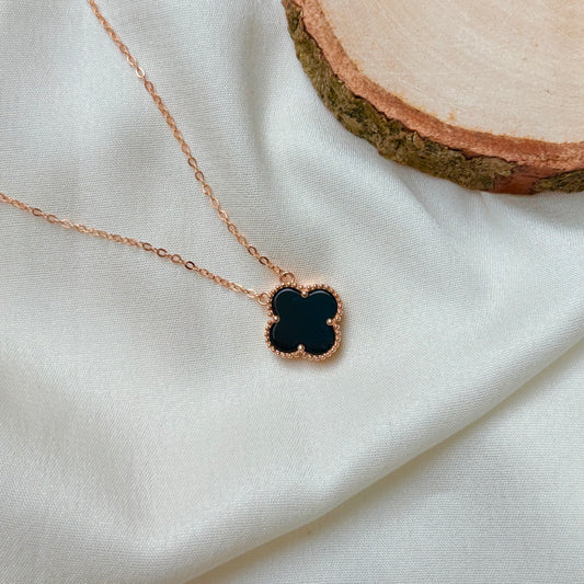 Clover Charm Minimal Silver Pendant