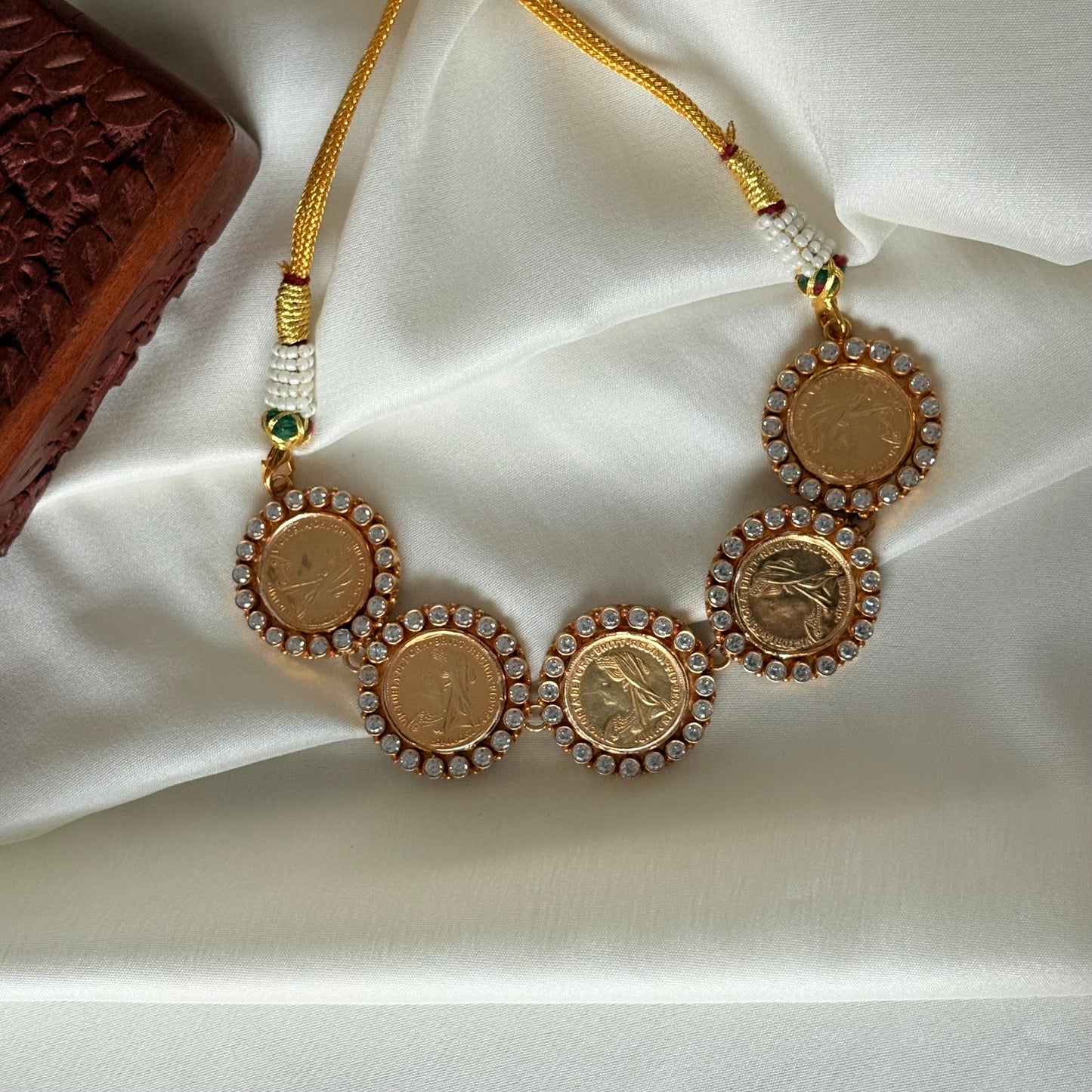 The Maharani Sovereign Silver Coin Necklace