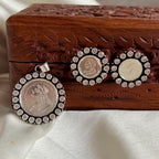 The Signature 925 Silver Coin Pendant Set