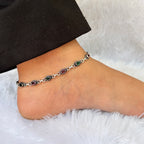 Classic Oxidized Silver Daily Wear Payal