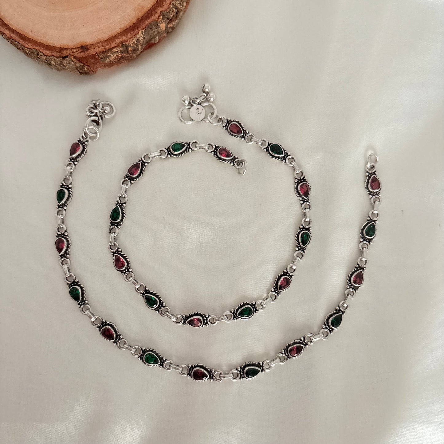 Classic Oxidized Silver Daily Wear Payal