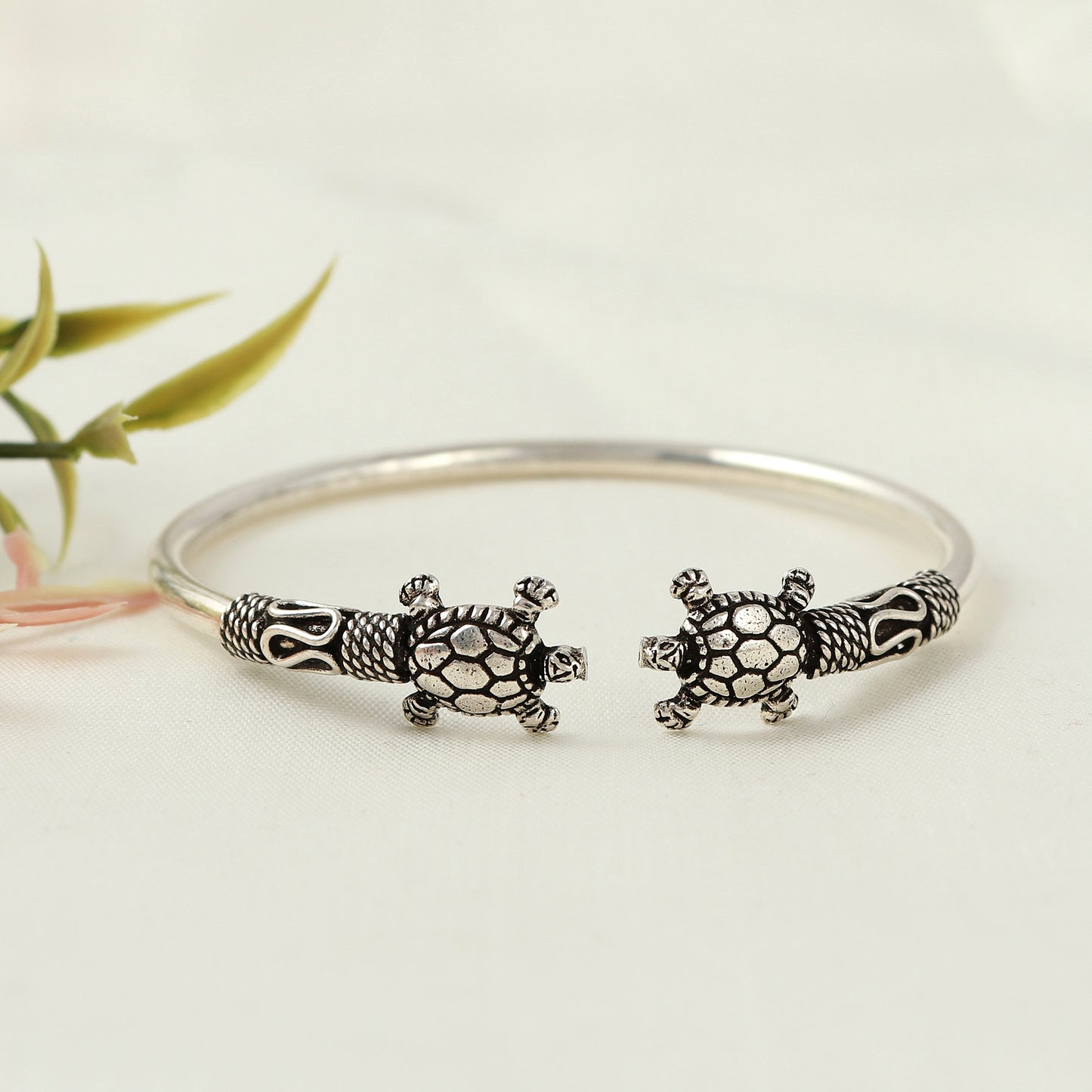 Timeless Turtle 925 Silver Kada