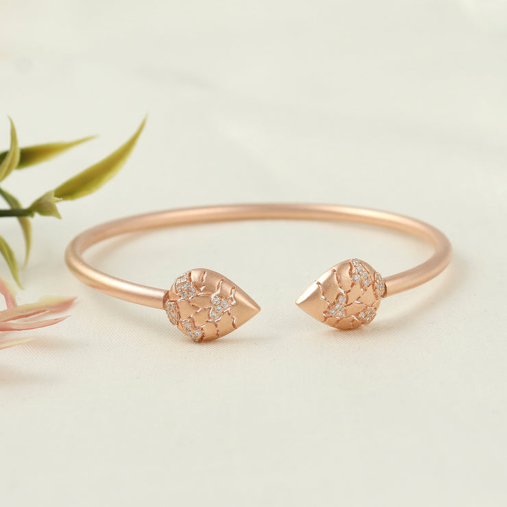 Silvere Blush Silver Kada