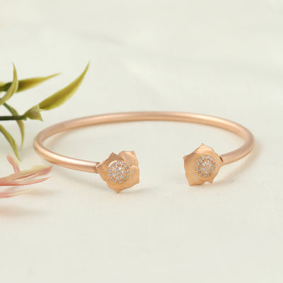 Imperial Rose Silver Kada