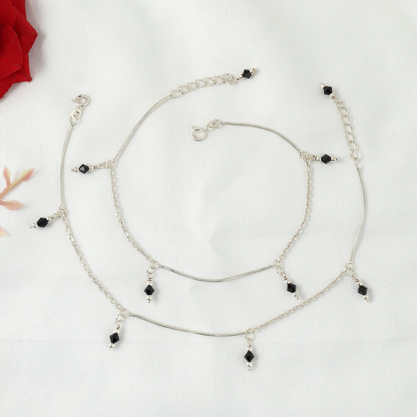 Elegant Minimal Charm Anklet for Women