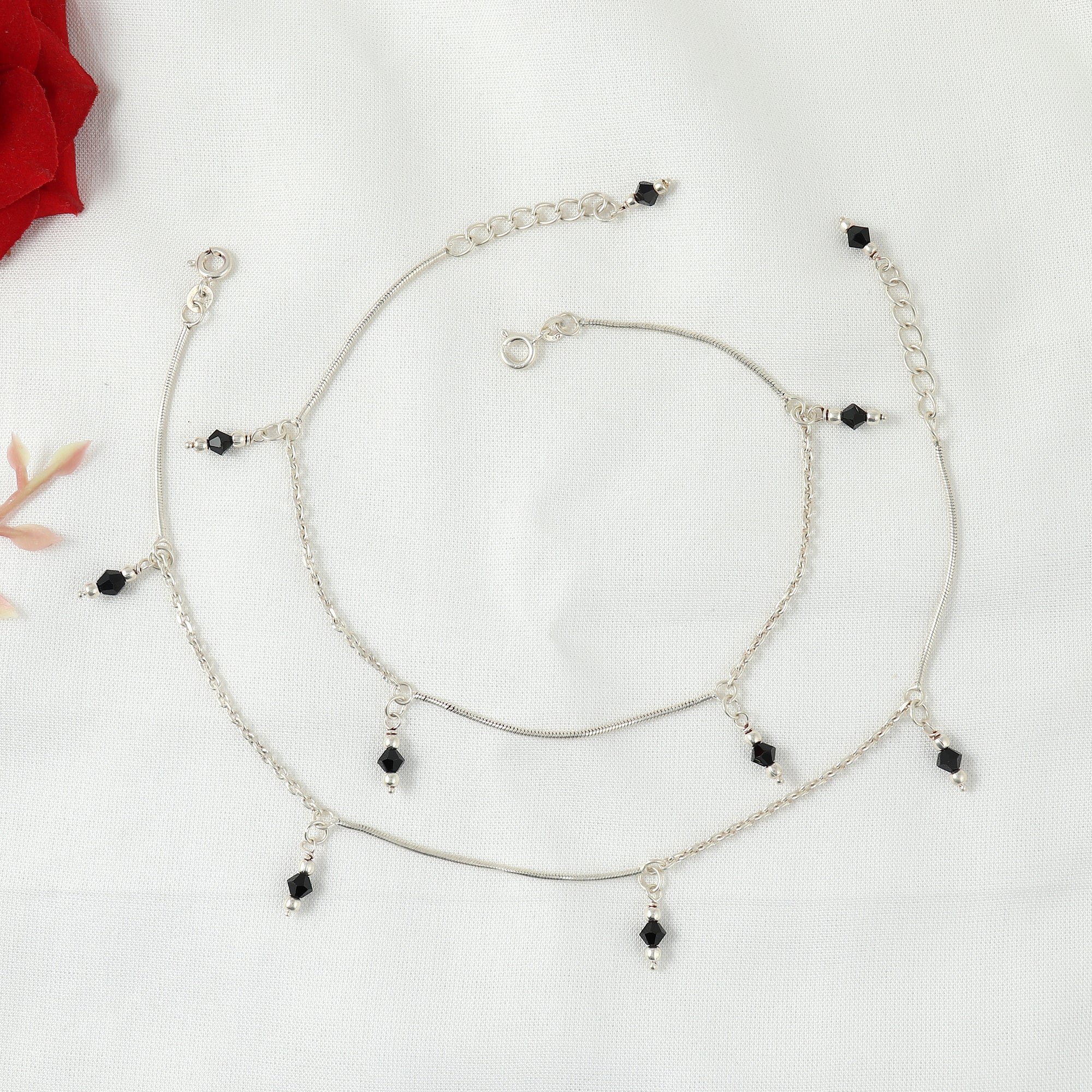 Elegant Minimal Charm Anklet for Women