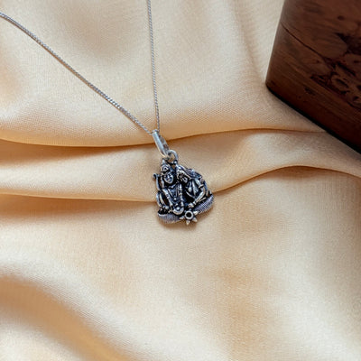 Shiv Shakti 925 Silver Pendant