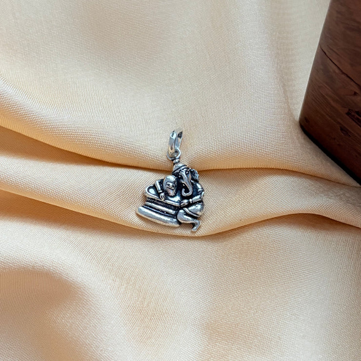 Vakratunda Silver Pendant