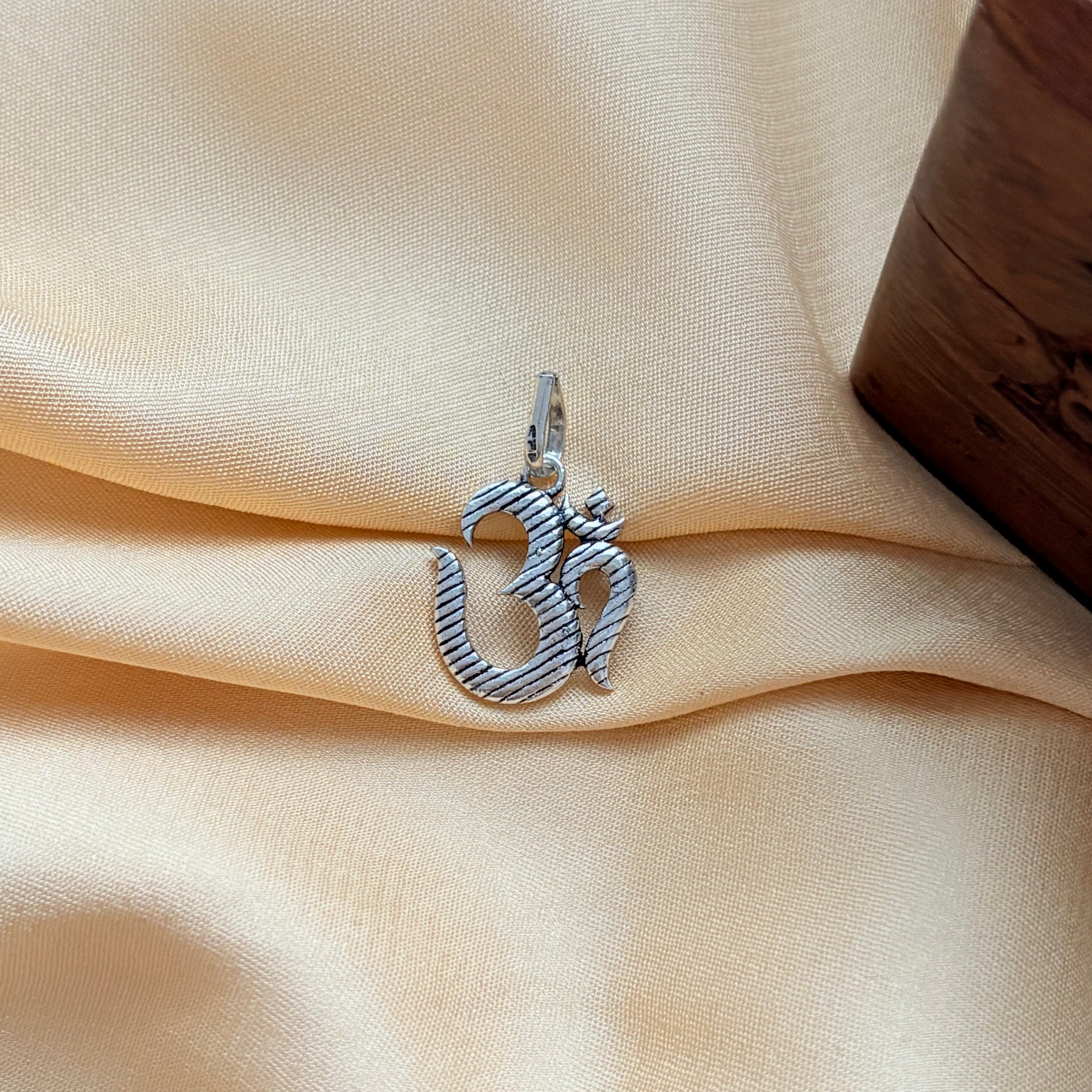 OM Silver Pendant For Everyday