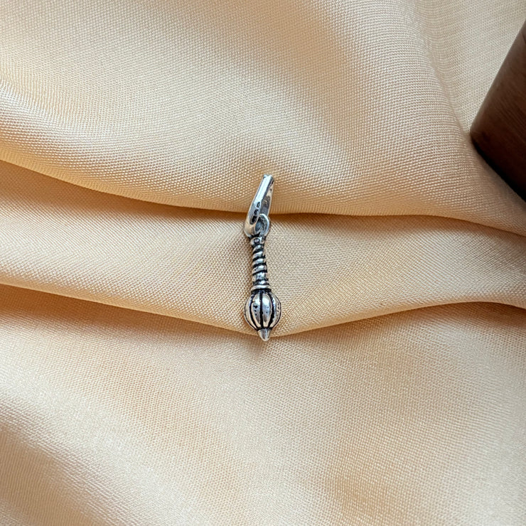 Anjaneya Gada Protection God Silver Pendant