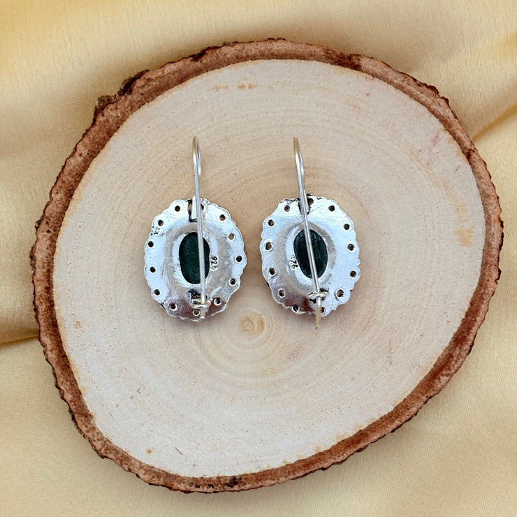 925 Silver Jadau Cocktail Earrings