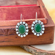 925 Silver Jadau Cocktail Earrings