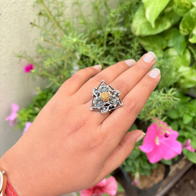 Vintage Boho Silver Ring